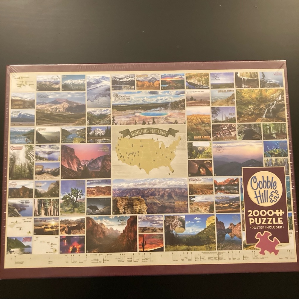 Cobb Hill by New Balance National Parks 2000 Piece Puzzle NWT